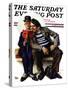 "Plot Thickens" Saturday Evening Post Cover, March 12,1927-Norman Rockwell-Stretched Canvas