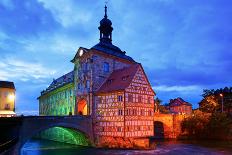 Medieval Town Hall on the Bridge Bamberg Bavaria-plotnikov-Photographic Print