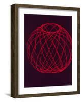 Plotting of Orbit of Sputnik I by Scientists at MIT-Dmitri Kessel-Framed Photographic Print