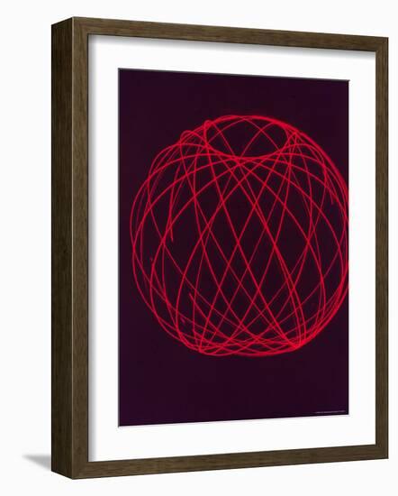 Plotting of Orbit of Sputnik I by Scientists at MIT-Dmitri Kessel-Framed Photographic Print