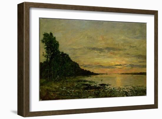 Plougastel-Daoulas, circa 1870-73-Eugène Boudin-Framed Giclee Print