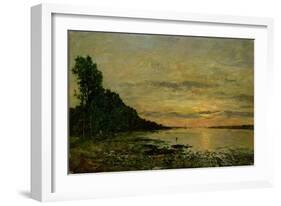 Plougastel-Daoulas, circa 1870-73-Eugène Boudin-Framed Giclee Print