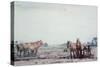 Plough Horses-Harry Becker-Stretched Canvas