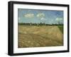 Ploughed Fields (The Furrow), 1888-Vincent van Gogh-Framed Giclee Print