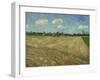 Ploughed Fields (The Furrow), 1888-Vincent van Gogh-Framed Giclee Print