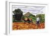 Ploughing, 1995-Pedro Diego Alvarado-Framed Giclee Print