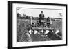 Ploughing by Machinery, C1926-John Fowler-Framed Giclee Print