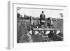 Ploughing by Machinery, C1926-John Fowler-Framed Giclee Print