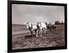 Ploughing on the Property of Alton Brooks Parker, Esopus Creek, New York, 1904-Byron Company-Framed Giclee Print