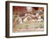 Ploughing, September, from Cycle of Months, Fresco, 15th Century, Buonconsiglio Castle-Venceslao-Framed Giclee Print