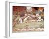 Ploughing, September, from Cycle of Months, Fresco, 15th Century, Buonconsiglio Castle-Venceslao-Framed Giclee Print