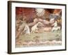 Ploughing, September, from Cycle of Months, Fresco, 15th Century, Buonconsiglio Castle-Venceslao-Framed Giclee Print