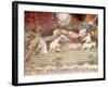 Ploughing, September, from Cycle of Months, Fresco, 15th Century, Buonconsiglio Castle-Venceslao-Framed Giclee Print