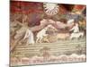 Ploughing, September, from Cycle of Months, Fresco, 15th Century, Buonconsiglio Castle-Venceslao-Mounted Giclee Print