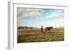 Ploughing the Field, 1871-Mikhail Konstantinovich Klodt-Framed Giclee Print