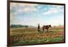 Ploughing the Field, 1871-Mikhail Konstantinovich Klodt-Framed Giclee Print