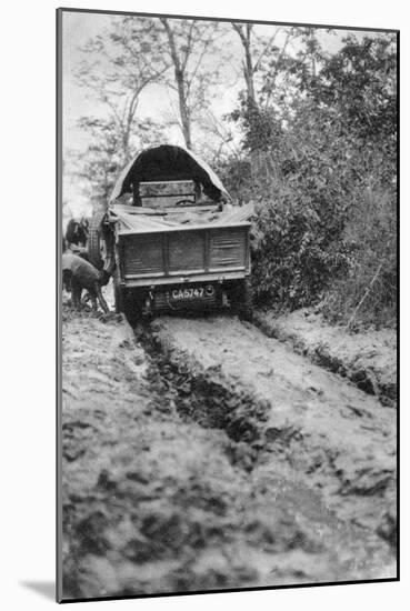Ploughing Through Mud, Bulawayo to Dett, Southern Rhodesia, C1924-C1925-Thomas A Glover-Mounted Giclee Print