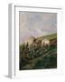 Ploughing-Giovanni Fattori-Framed Giclee Print