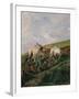 Ploughing-Giovanni Fattori-Framed Giclee Print