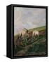 Ploughing-Giovanni Fattori-Framed Stretched Canvas