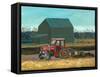 Ploughing-Alex Williams-Framed Stretched Canvas