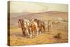 Ploughing-Joseph Harold Swanwick-Stretched Canvas