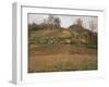 Ploughland, 1874-Camille Pissarro-Framed Giclee Print