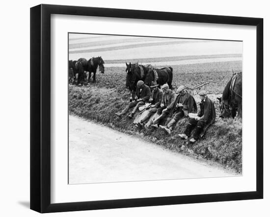 Ploughman's Lunch-null-Framed Photographic Print