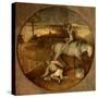 Ploughman Unhorsed by a Demon-Hieronymus Bosch-Stretched Canvas