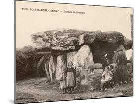 Plouharnel-Carnac (Bretagne) the Dolmen De Crucuno-null-Mounted Photographic Print