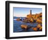 Ploumanach Lighthouse, Cote de Granit Rose, Cotes d'Amor, Brittany, France-Doug Pearson-Framed Photographic Print