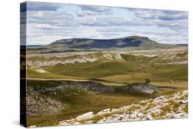 Plover Hill and Pen Y Ghent from Long Scar Above Crummack, Crummack Dale, Yorkshire Dales-Mark Sunderland-Stretched Canvas