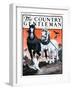 "Plowing the Field," Country Gentleman Cover, July 26, 1924-Paul Bransom-Framed Giclee Print