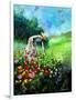 Plucking flowers-Pol Ledent-Framed Art Print