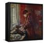 Plucking the Hen-Bernhard Dorotheus Folkestad-Framed Stretched Canvas