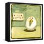 Plug Bird-Thomas MacGregor-Framed Stretched Canvas