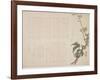 Plum and Camellia Branches, 1829-Nagayama K?choku-Framed Giclee Print