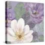 Plum and Lavender Garden 2-Colleen Sarah-Stretched Canvas