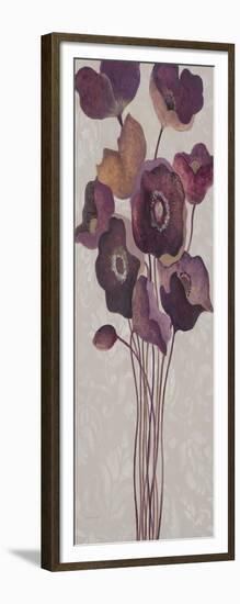 Plum Arrangement 1-Elle Summers-Framed Art Print