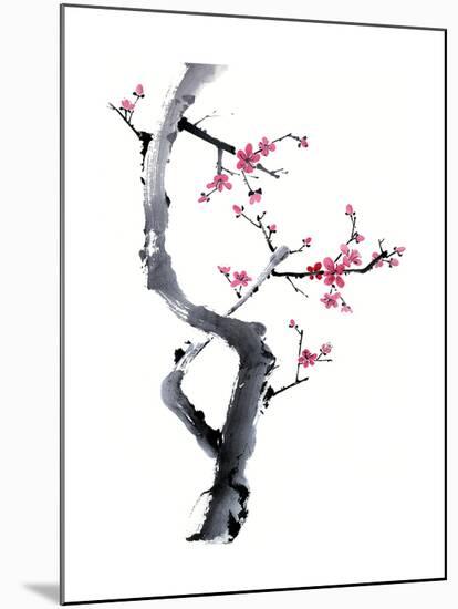 Plum Blossom Branch I-Nan Rae-Mounted Art Print