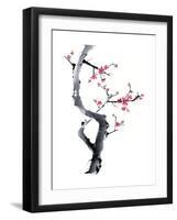 Plum Blossom Branch I-Nan Rae-Framed Art Print