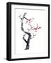 Plum Blossom Branch I-Nan Rae-Framed Art Print