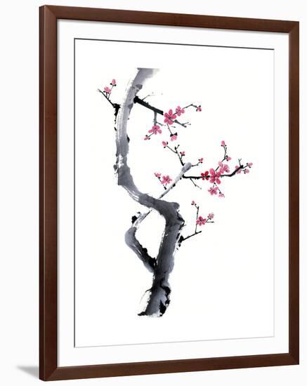 Plum Blossom Branch I-Nan Rae-Framed Art Print