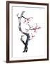 Plum Blossom Branch I-Nan Rae-Framed Art Print