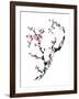 Plum Blossom Branch II-Nan Rae-Framed Art Print