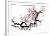 Plum Blossom Branch III-Nan Rae-Framed Art Print