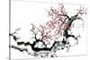 Plum Blossom Branch III-Nan Rae-Stretched Canvas