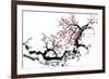 Plum Blossom Branch III-Nan Rae-Framed Premium Giclee Print