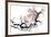 Plum Blossom Branch III-Nan Rae-Framed Premium Giclee Print