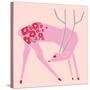 Plum Blossom Deer-null-Stretched Canvas